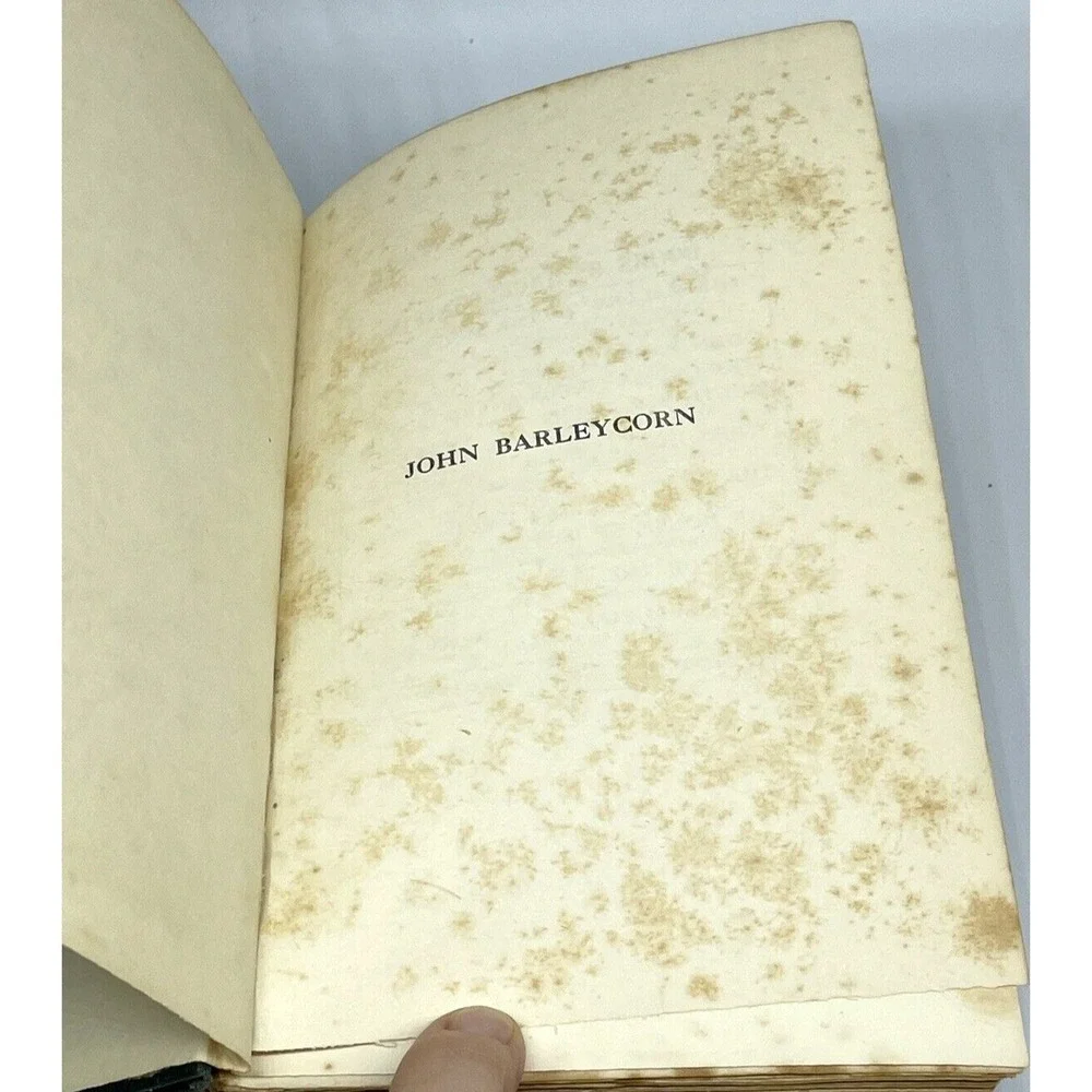 1914 John Barleycorn by‎ Jack London First British Edition Mills and Boon HC